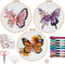 Offizon 3 PCS Embroidery Kit for Beginners - Embroidery Patterns, Embroidery Accessories & Hoop Included, Hand Embroidery Kit for Adults Stitching...