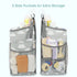 Maliton Hanging Diaper Caddy Organizer - Diaper Stacker for Changing Table, Crib, Playard or Wall & Nursery Organization Baby Shower Gifts for New...