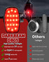 DARKBEAM Bike Headlight Rechargeable USB-C, Bicycle Lights 4000LM Ultra Bright, Mountain Bike Light Set for Night Riding, 6+5 Mode Waterproof Fron...