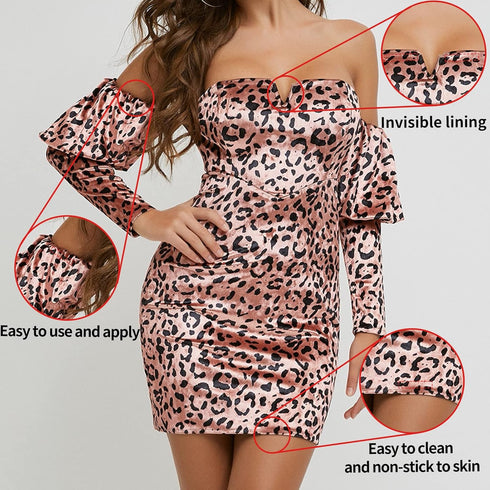 Clothing Body Tape for Women, Double Sided Tape for Fashion, Strong Adhesive Transparent Clear Tape for All Skin Tones...