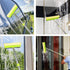 Window Squeegee for Window Cleaning, 58'' Squeegee Window Cleaner Tool 2 in 1 Car Window Cleaning Tool with Extension Pole Telescopic Window Washi...