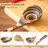 Gudamaye Pakkawood Deep Soup Ladles,Pakkawood Ladle,10.6 inch Big Soup Ladle for Cooking,Deep Ladle Spoons,Wood Kitchen Utensils Set, Wooden Spoon...
