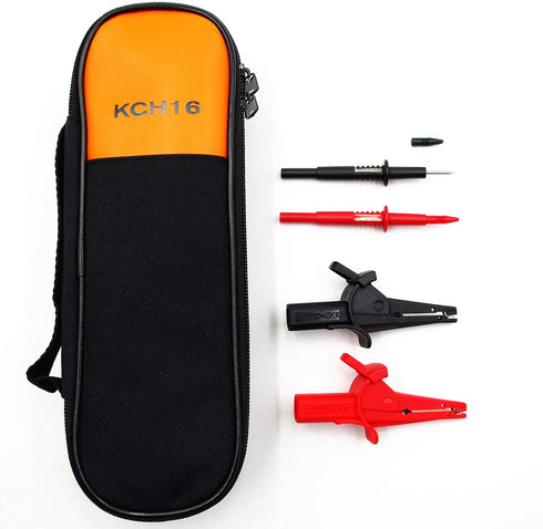 TH-T5-Kit Tester Accessory Starter Kit Use for Clamp Meter Electrical Tester FLUKE T5-600 T5-1000 T6-600 T6-1000 Alligator and Test Probe and Soft...