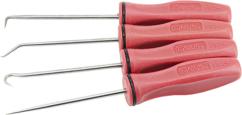 Genius Tools PK-AHP4 4 Piece Miniature Picks Set...