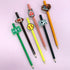 30PCS Sports Different Pencil Topper Decoations Cute PVC Pencil Toppes Lovely Black Clip Pencil Decoration Accessories for Pupil/Junior Students G...
