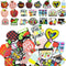 AllGemDiy Teacher Theme Silicone Focal Beads for Pens Characters Teach Pencil Book Focal Beads Silicone Charms Keychain Making Kit Assorted Silico...