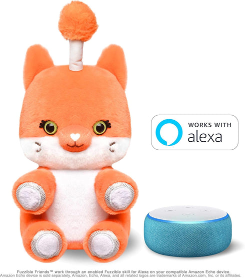 Cubby The Fox Plush Light Up Toy – Works with Compatible Amazon Echo Devices for Interactive Activities and Sounds – Amazon Exclusive...