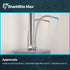SharkBite Max 3/4 Inch x 3/4 Inch FIP x 24 Inch Stainless Steel Braided Flexible Water Heater Connector, Push to Connect Brass Plumbing Fitting, P...