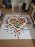 200 PCS 4" x 4" Solid Color Precut 100% Cotton Fabric Squares Fabric Bundles for Sewing & Quilting...