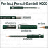 Faber-Castell Perfect Pencil Castell 9000 and 3 Count Pencil Refill - #2 Lead Pencil, Sharpener and Pencil Extender (Pack of 1)...