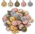 Aylifu Sunflower Charms Pendant, 50 Pieces Sunflower Charm Bead Craft Supplies Pendant Jewelry Findings Alloy Pendant for Jewelry Making Necklace ...