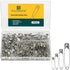 300 Pack Safety Pins Assorted, 4 Different Sizes, Strong Nickel Plated Steel, Safety Pins for Clothes, Crafts, Pinning and More...
