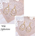 PandaHall 10pcs Light Gold Open Back Bezel Charms Epoxy Resin Pressed Flower Blank Teardrop Frame Hollow Pendants for UV Resin Jewelry Making Chok...