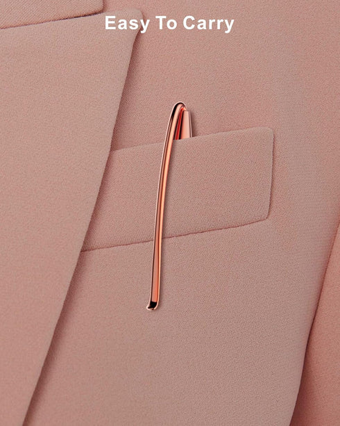 Cambond Ballpoint Pens, Guest Pen Stainless Steel Nice Pens for Guest Book Uniform Christmas Gift - Black Ink (1.0mm Medium Point), 3 Pens with 6 ...