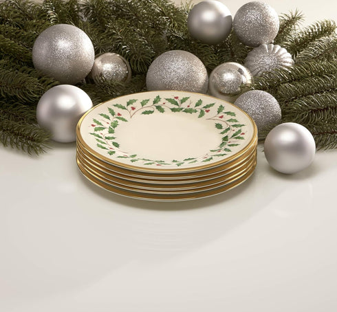 Lenox 146504010 Holiday Salad Plate, Christmas Dinnerware...