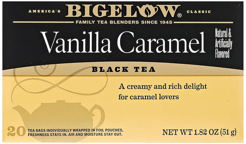 Bigelow Vanilla Caramel Black Tea (20 Teabags)...
