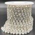 1 Roll 5 Yards Large Crystal Rhinestones Close Chain, 5mm Rhinestone Chain, SS24, Sew on Crystal Rhinstone Chain Trim, Crystal Claw Cup Chain Roll...