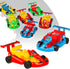 PROLOSO Pull Back Go Kart Friction Powered Racing Cars Kids Birthday Party Favors Goodie Bag Fillers Class Prizes Little Wind Up Vehicle Toys in B...