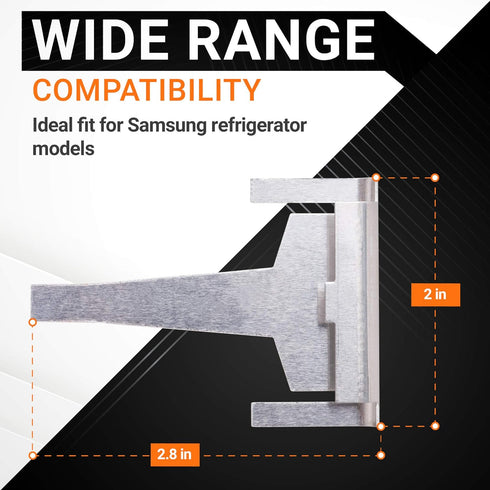 BlueStars DA61-06796A Refrigerator Clip Drain Evaporator - Solve the Ice Buildup Problem - Perfect Fit for Samsung Refrigerators - Replaces DA61-06796A AP5579885 PS4145120 2683162 - PACK OF 2