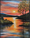 Posterizer 1 pcs- sunrise and sunset-landscape nature scene 4-Landscape & Nature Art-Floral Botanical Art- Decor for Home & Office- unframed wall ...