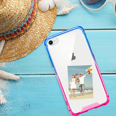 Salawat for iPhone SE 2020 Case, iPhone 7 Case, Clear iPhone 8 Case Cute Anti Scratch Slim Phone Case Cover TPU Bumper Hard PC Back Shockproof Pro...