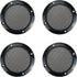 Speaker Grill Speakers Grill Cover 3" ABS Plastic Cold Rolled Steel Black Set of 4...