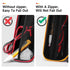 OLAIKE KingSung Hard Carrying Case For Fluke 323/324/325/302/303/305 Digital Clamp Multimeters, Wide Rubber Handle Strap With EVA Strong Drop-Resi...