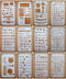 Journal Stencil Set for Dotted Journals, Journalling Supplies/Accessories Kit Includes Daily/Weekly/Monthly Calendars, Icon, Chart, Numbers,Shape...