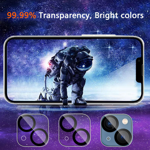 Ferilinso 3 Pack Screen Protector for iPhone 14 / iPhone 13 with 2 Pack Tempered Glass Camera Lens Protector Phone Case Friendly Ultra Accessories...