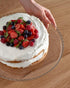 Pasabahce Premium Clear Glass Servicing Tray, Uniqe Desing Cake Stands, Server Plate, Great for Cup Cakes, Cookies, Snacks, and Fruits, Perfect fo...
