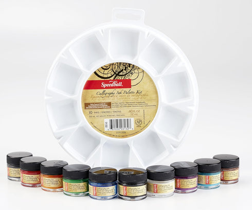 Speedball Art Products SB3132 Calligraphy Ink Palette Kit...