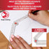 SINGER 12-Inch Folding Ruler with Precision Marking & Zero-Centering for Sewing, Quilting, Crafting & Patternmaking - Clear Metric Ruler - 15 Incr...