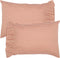 VHC Brands Sawyer Mill Ticking Striped Cotton Farmhouse Standard Bedding Accessory, Pillowcase Set 21x30, Red Country...