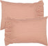 VHC Brands Sawyer Mill Ticking Striped Cotton Farmhouse Standard Bedding Accessory, Pillowcase Set 21x30, Red Country...