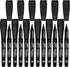 Scribbledo 12 Pack Magnetic Dry Erase Markers Black Fine Tip Whiteboard Markers with Eraser Cap Thin Low Odor Skinny White Board Markers for Adult...