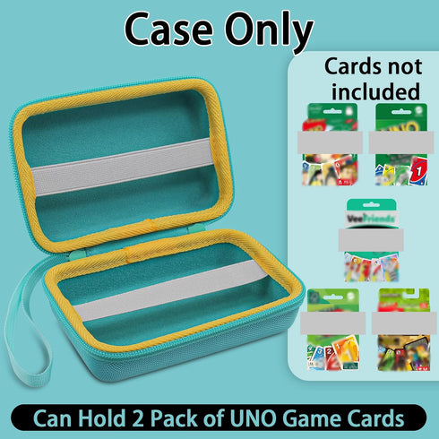 Aenllosi Storgae Card Case for UNO Card Game,Hard Case Capacity Max for 300 Cards(Case Only,Light Green)...
