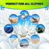 Laundry Detergent Sheets - Up to 200 Loads (100 Sheets),Unscented,Plastic Free,Laundry Detergent Strips for Travel,Dorms, Home,Apartments,Liquidle...