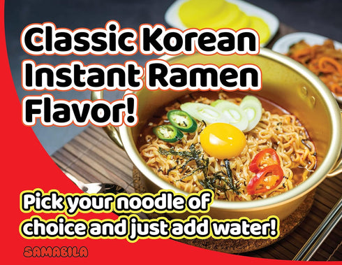 SAMABILA Beef Instant Ramen Seasoning Powder - Gluten Free - Vegan - Medium Spicy - Premium Soup Powder - 5 oz...