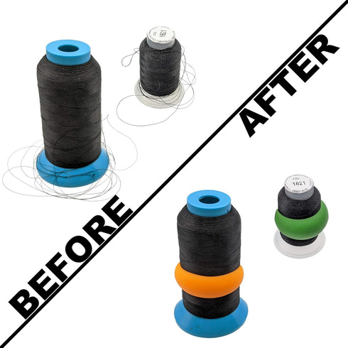 Ultima Thread Spool Savers – 50 Pieces – Spool Huggers Prevent Spooled Thread from Unwinding – Ultima Sewing, Quilting, Embroidery & Needlecraft N...
