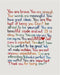 AMERICAN LUXURY GIFTS You Are Brave Inspirational Poster – Motivational Wall Art Print 8×10 Unframed for Home, Office, Bedroom & Classroom – Posit...