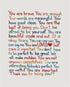 AMERICAN LUXURY GIFTS You Are Brave Inspirational Poster – Motivational Wall Art Print 8×10 Unframed for Home, Office, Bedroom & Classroom – Posit...