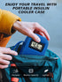 YOUSHARES Insulin Cooler Travel Case with Temperature Display - Refrigerated Medicine Travel Case with 2 TSA Approved Ice Pack, Insulin Travel Cas...