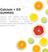 Calcium Gummies for Bone and Muscle Support - Vitamin D3 Calcium Supplements for Kids and Adults - 40 Gummies...