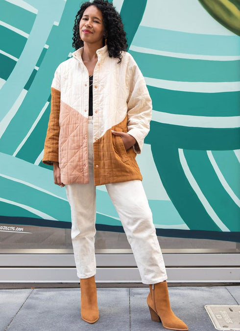 Know Me Misses' Fully Lined Asymmetrical Coat Sewing Pattern Packet, Sizes 16-18-20-22-24, Multicolor...