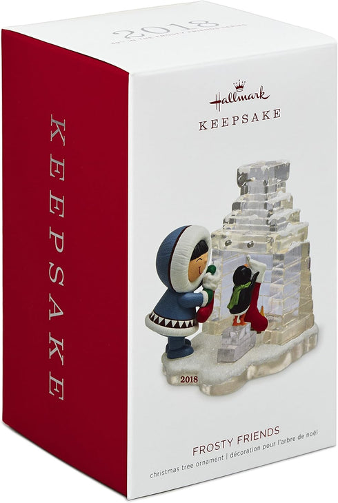 Hallmark Keepsake Christmas Ornament 2018 Year Dated, Frosty Friends Hanging Stockings...