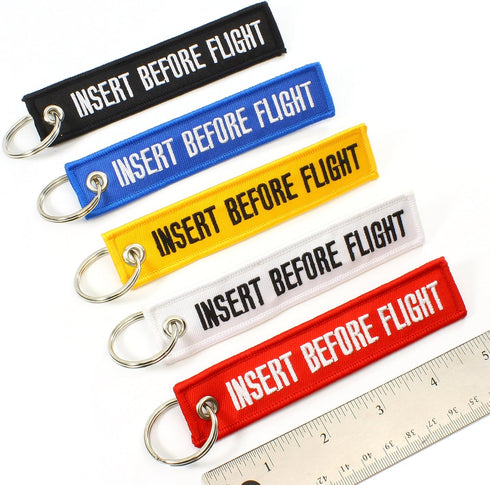 Insert Before Flight Key Chains - Multi Color - 5pcs...