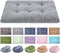 WONDER MIRACLE Fuzzy Deluxe Pet Beds, Super Plush Dog or Cat Beds Ideal for Dog Crates, Machine Wash & Dryer Friendly (15" x 23", S-Grey)...