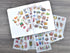 12 Sheets Food Drink Dessert Fruits Snacks Ice Cream Washi Sticker Set DIY Craft Label for Scrapbooking Journaling Collage Card Making Kids Adults...