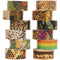 YUBX Wild Animals Washi Tape Set 12 Rolls Gold Foil Print Decorative Masking Tapes for Arts, DIY Crafts, Journals, Planners, Scrapbook, Wrapping (...