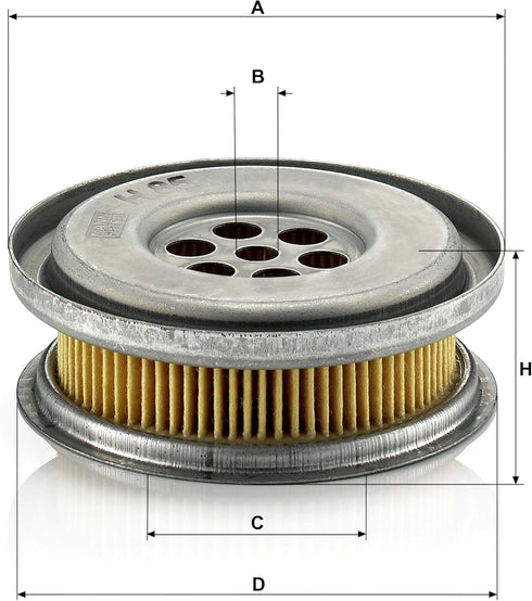 MANN-FILTER H 85 Cartridge Oil Filter...